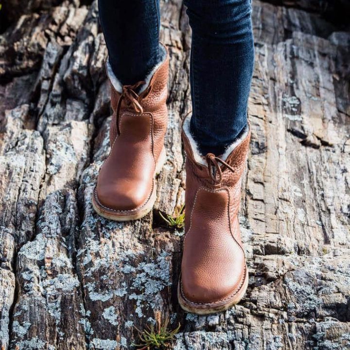 Hendrika - Wasserdichte Lederstiefel für Damen