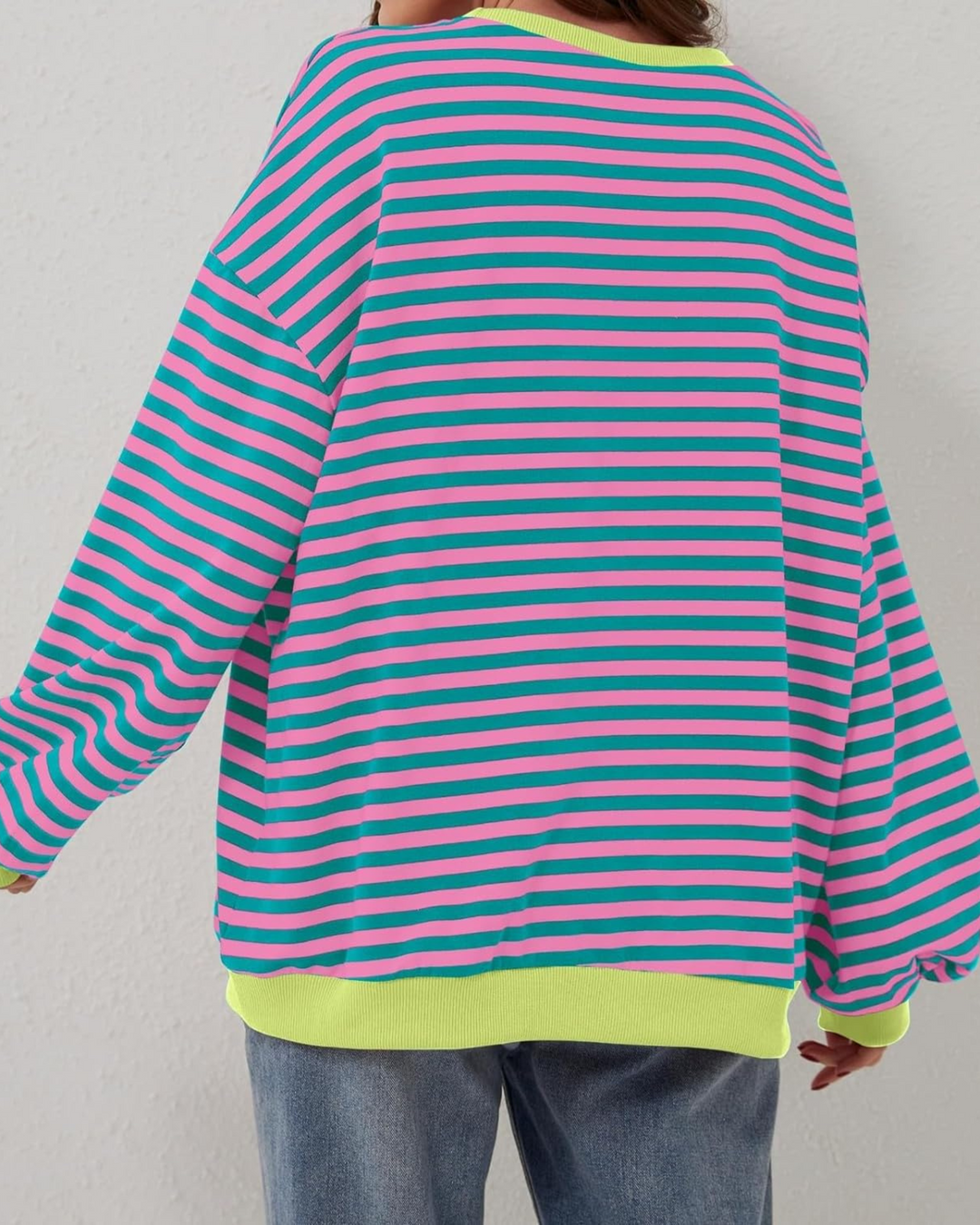 Loua™ | Oversized Striped Pullover