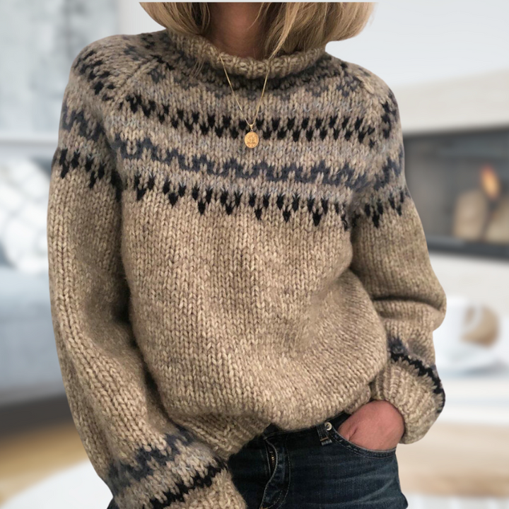 FRANCES – PULLOVER MIT KLASSISCHEN MUSTERN