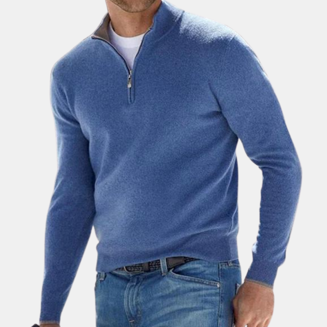 Dylan | Stylischer Reißverschluss Pullover