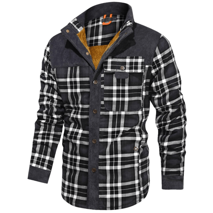 Manfred | Warme Gestreifte Flanelljacke