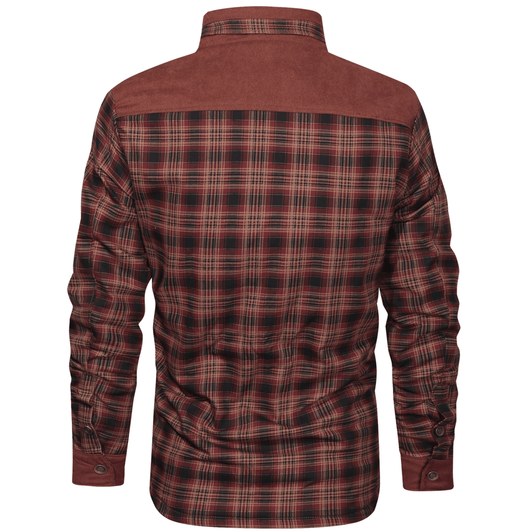 Manfred | Warme Gestreifte Flanelljacke