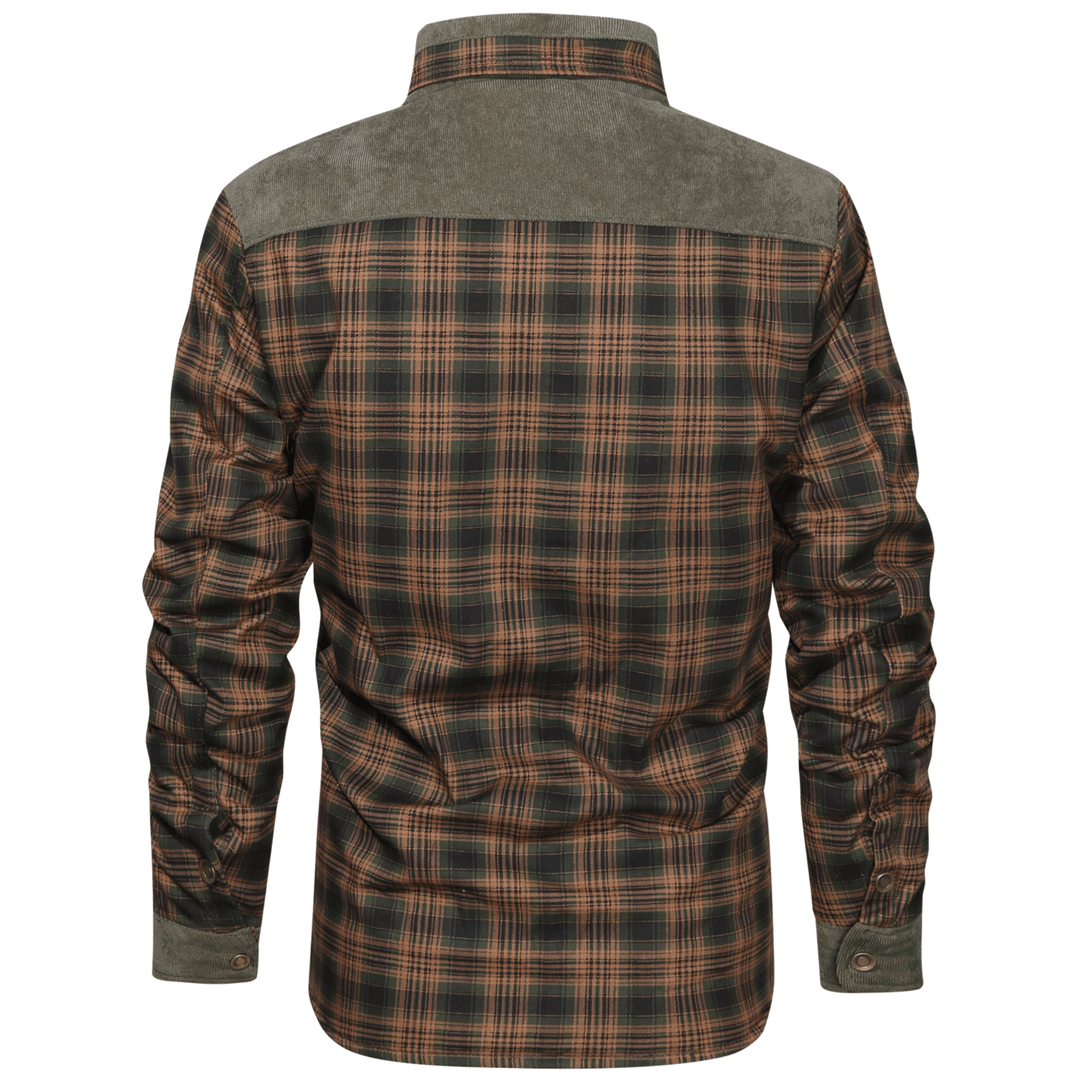 Manfred | Warme Gestreifte Flanelljacke