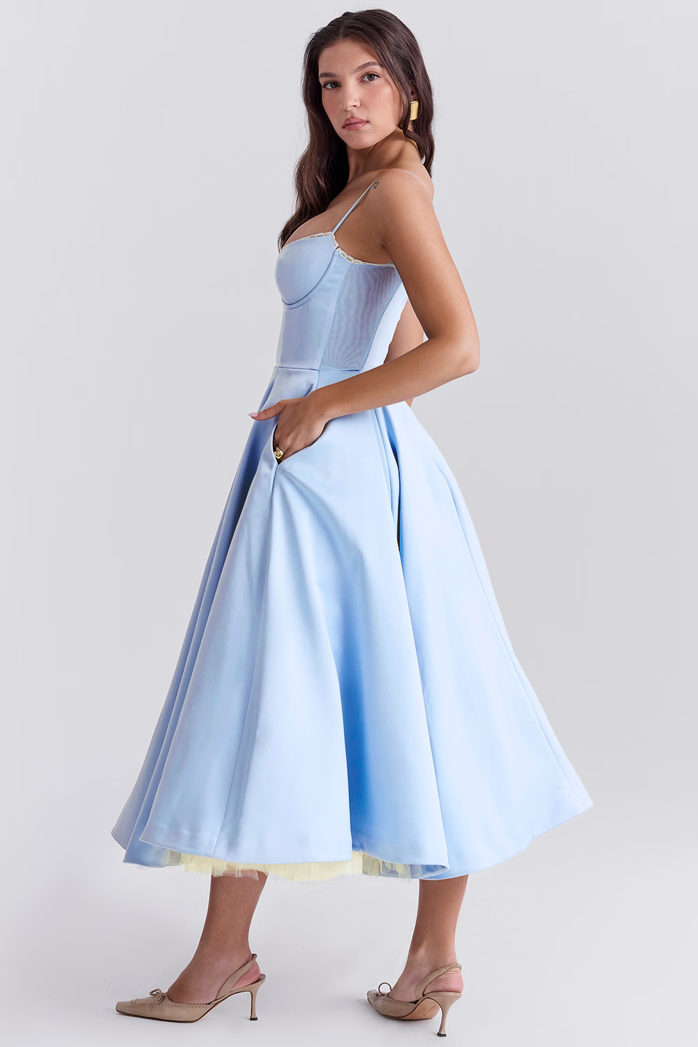 Sarah | Elegantes Schlankmachendes Kleid