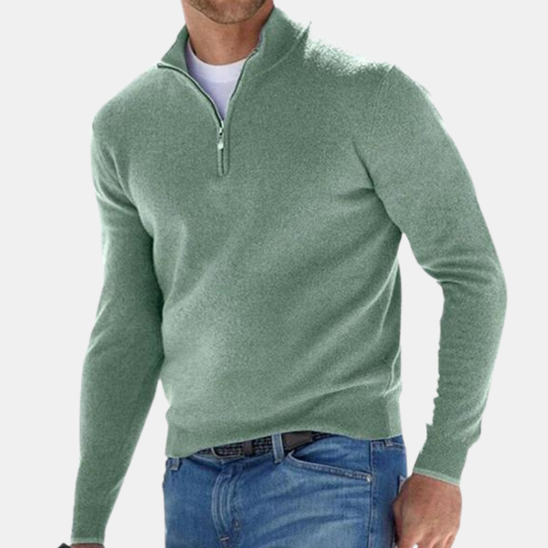 Dylan | Stylischer Reißverschluss Pullover