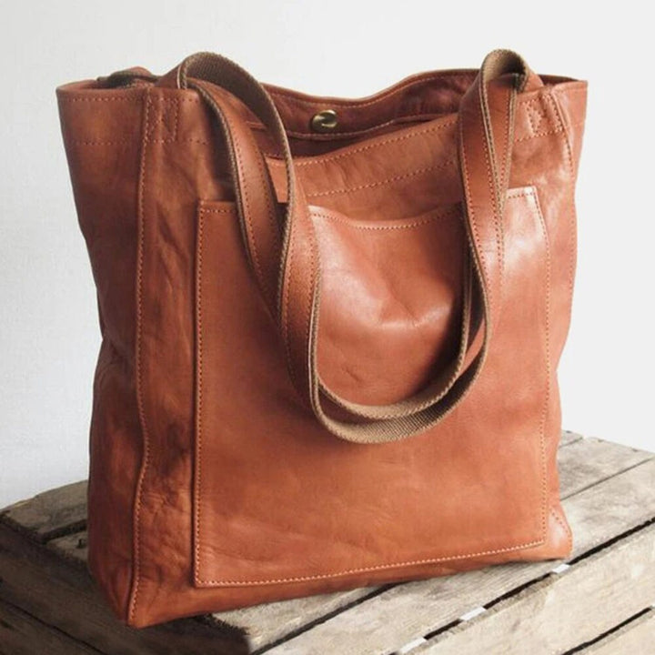 Gisela™ | Elegante lederne Shopper