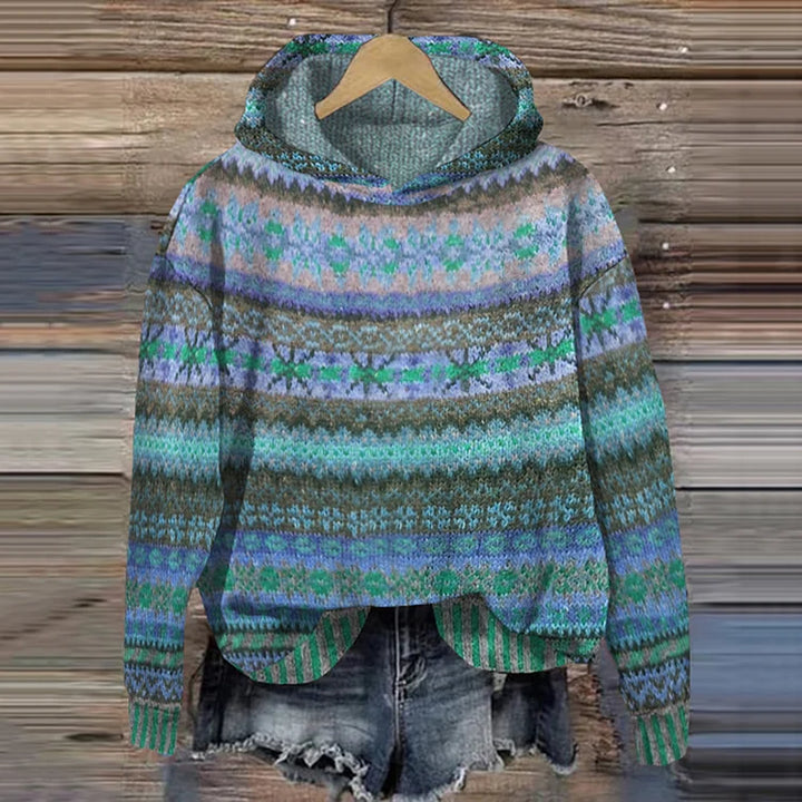 GABRIELLE ETHNIC RETRO HOODIE