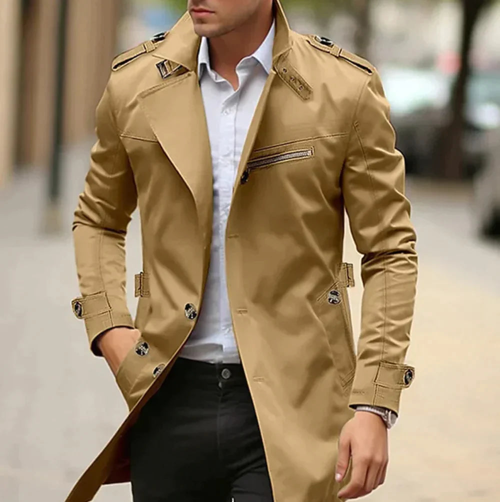 NILS™ - ELEGANTER TRENCHCOAT FÜR MÄNNER