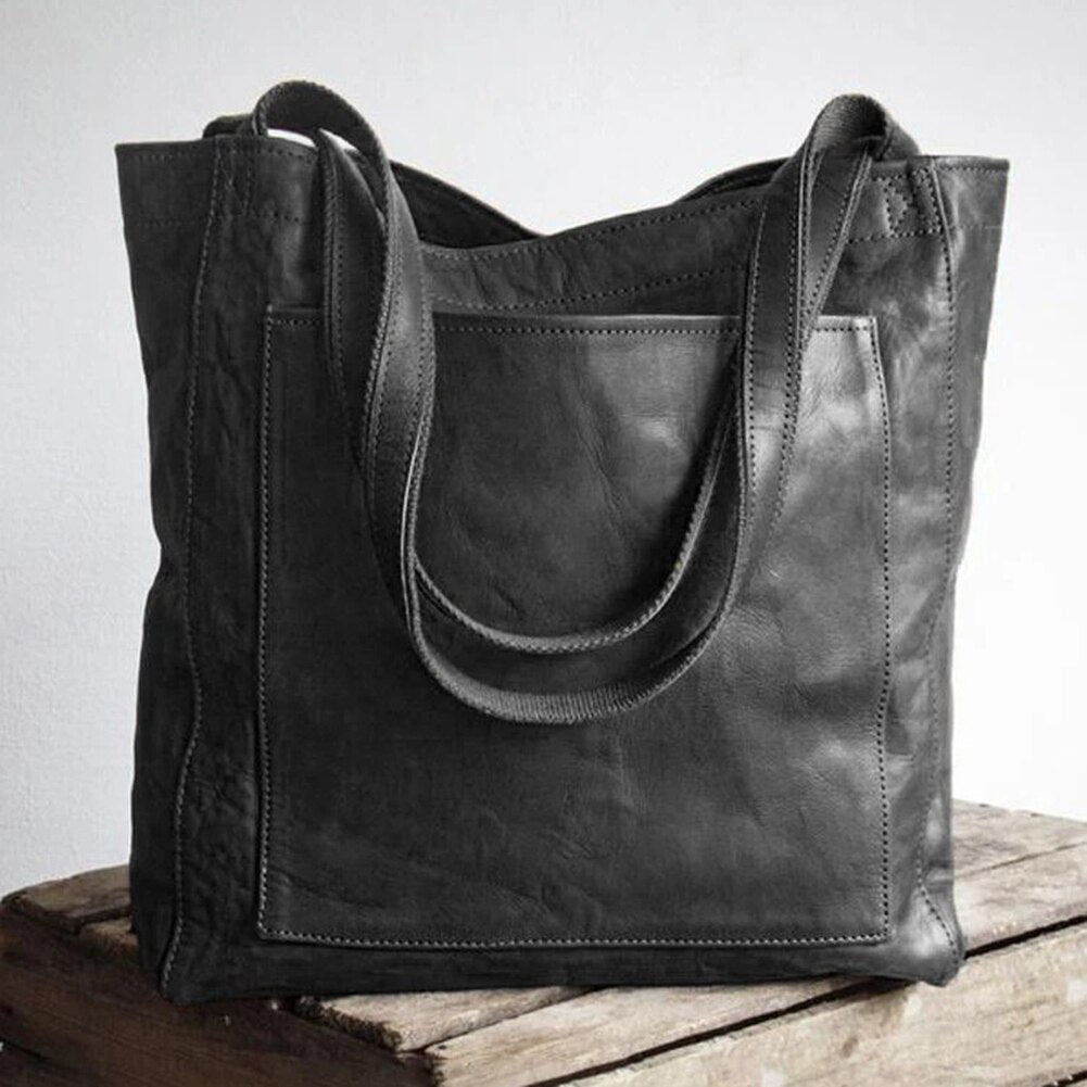 Gisela™ | Elegante lederne Shopper