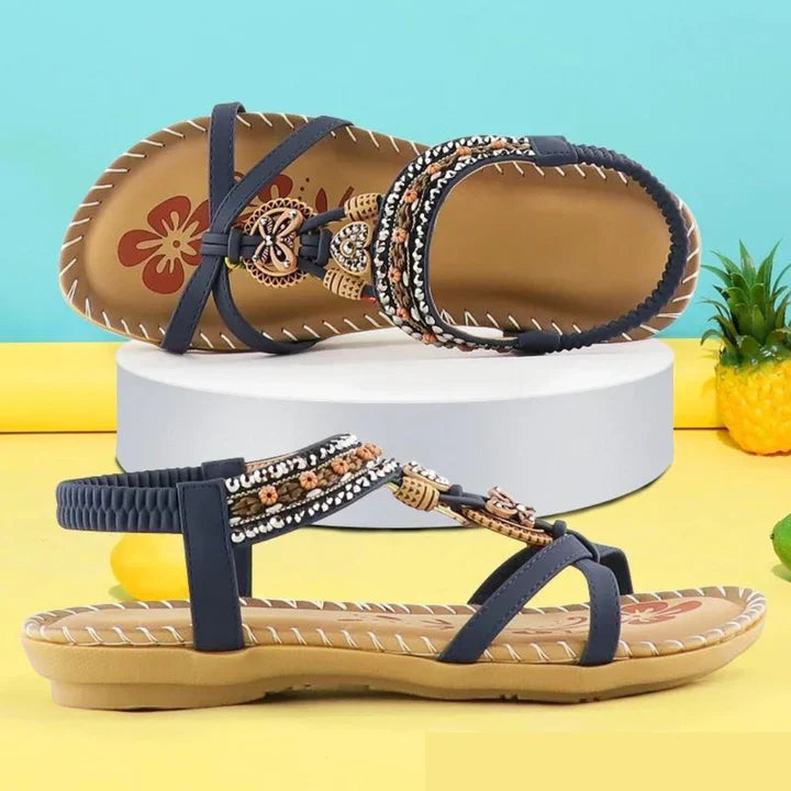 Nina - Orthopädische Sommersandalen mit Fußgewölbestütze