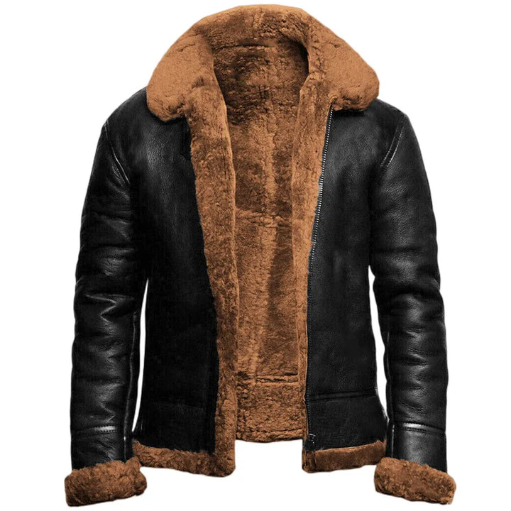 Rivi™ | leder winterjacke