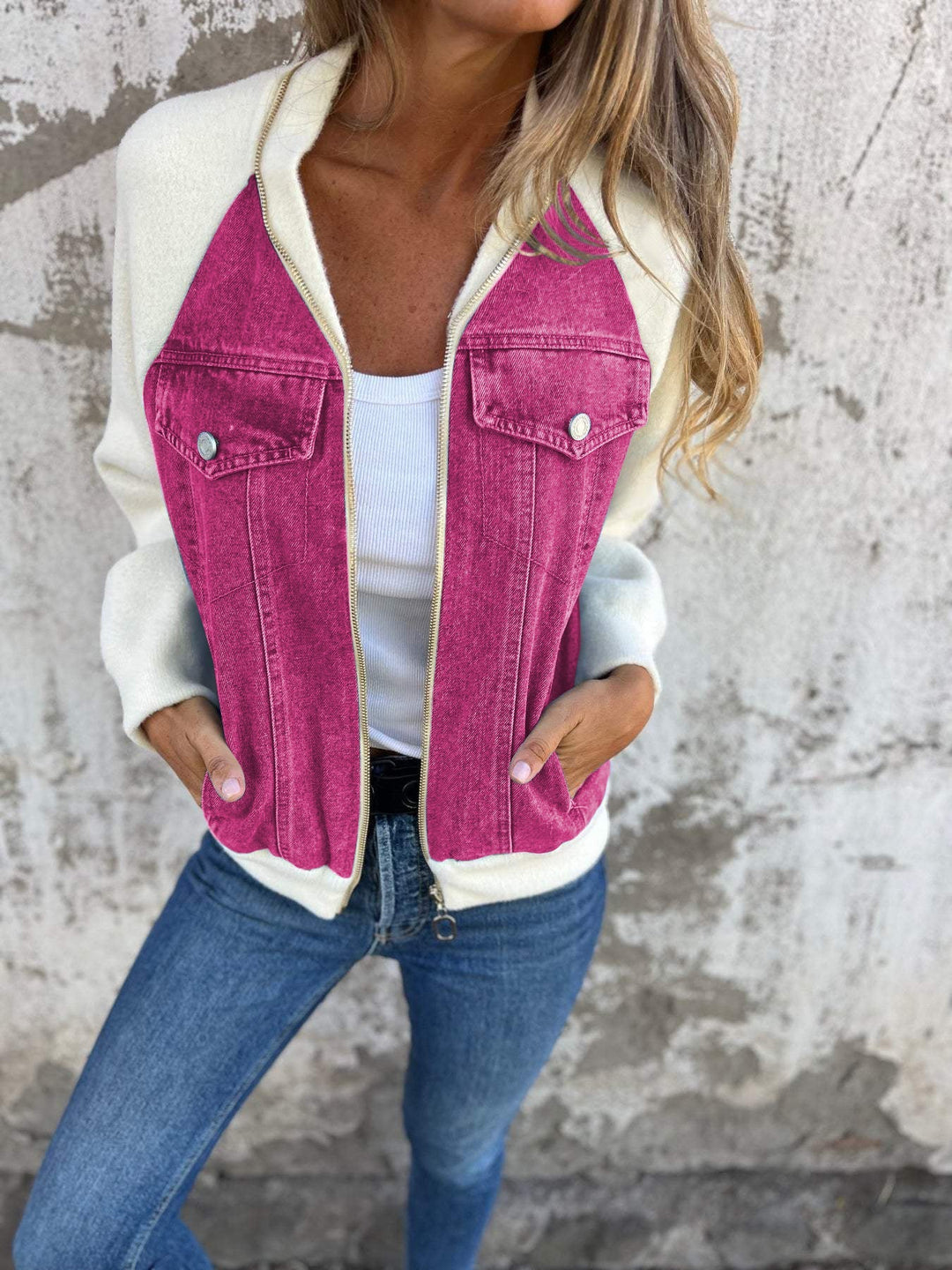 Selina™ Stilvolle Denim-Jacke | Heute 1+1 Gratis