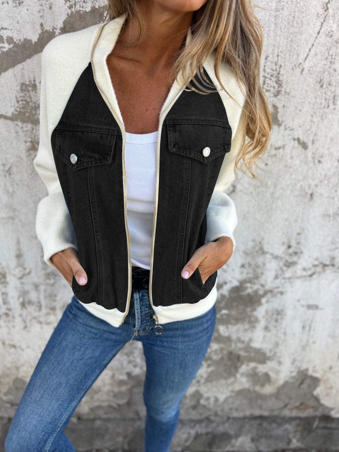 Selina™ Stilvolle Denim-Jacke | Heute 1+1 Gratis