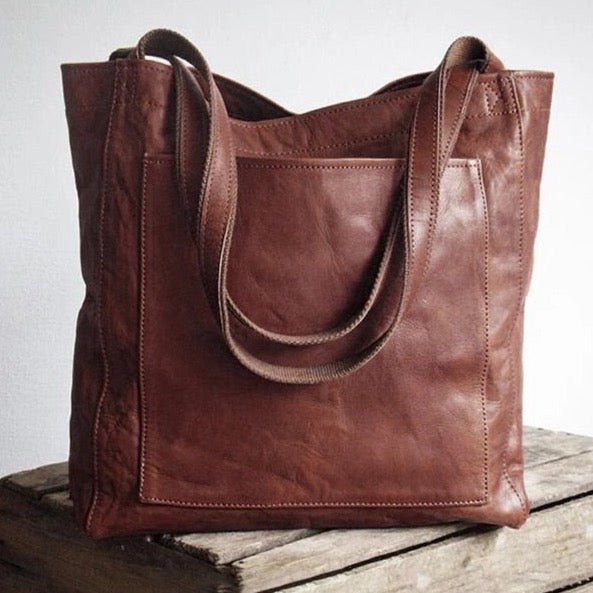 Gisela™ | Elegante lederne Shopper