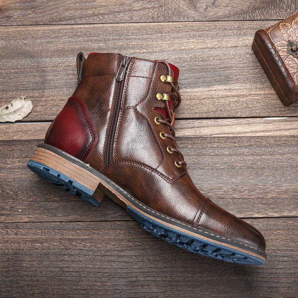 Cris™ | Handgefertigte Premium Leder Oxford Stiefel für Männer